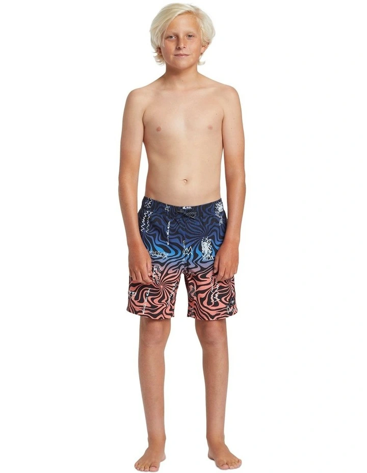 Everyday Heritage Volley Youth 15 Boardshorts in Nebula Blue image 5