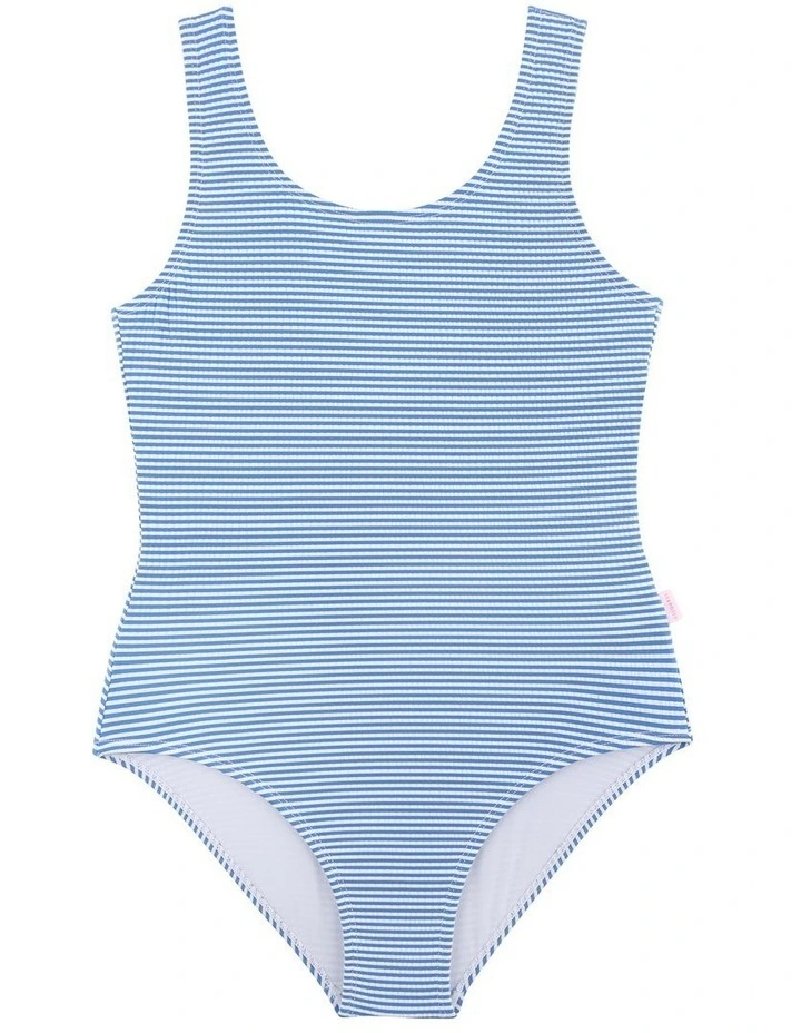 Bubble One Piece in Blue Stripe image 1