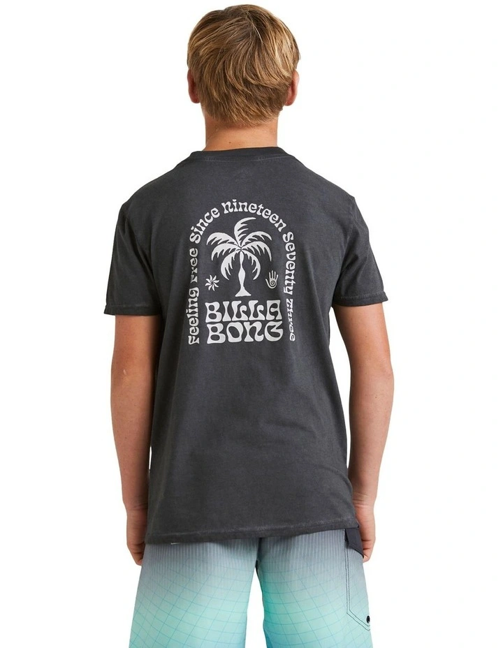 Big Wave Shaz T-shirt in Black image 2