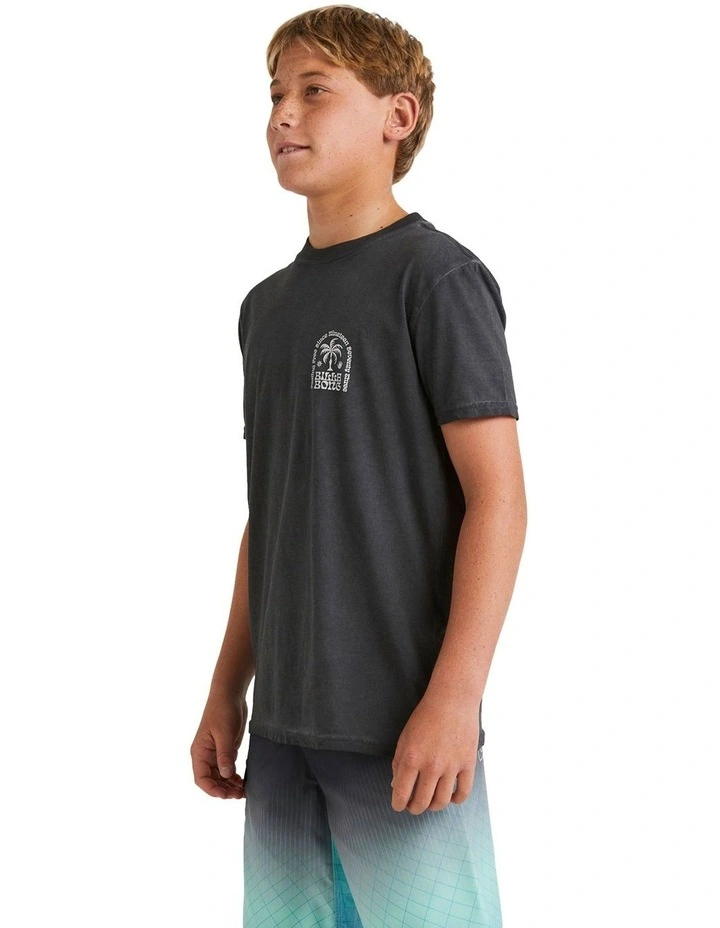 Big Wave Shaz T-shirt in Black image 3