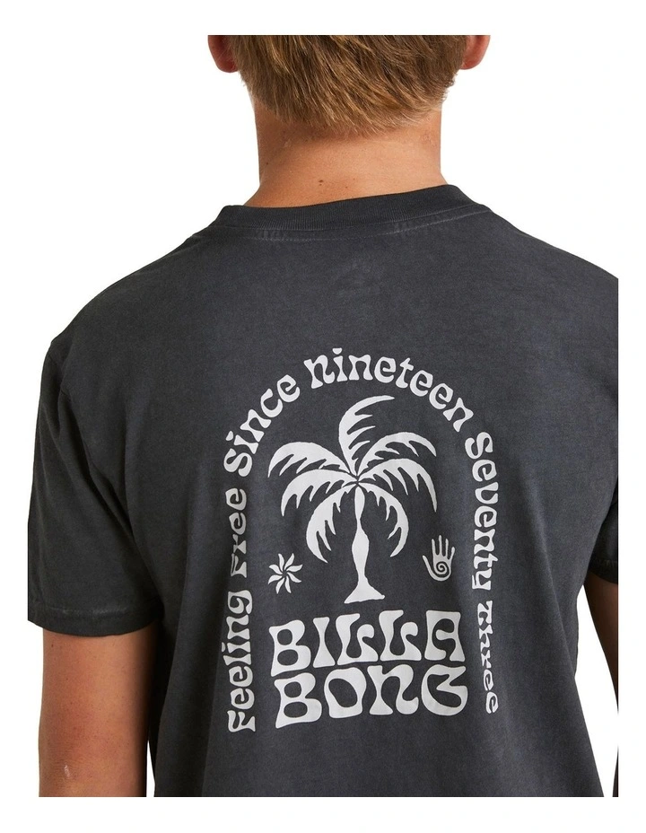 Big Wave Shaz T-shirt in Black image 4
