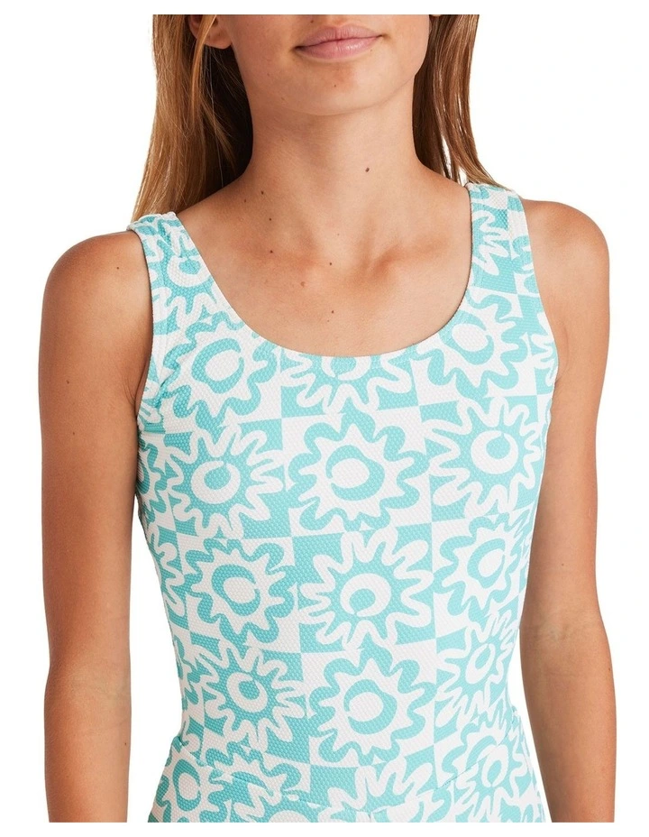 Lost On You Retro Surf Suit in Misty Blue image 4