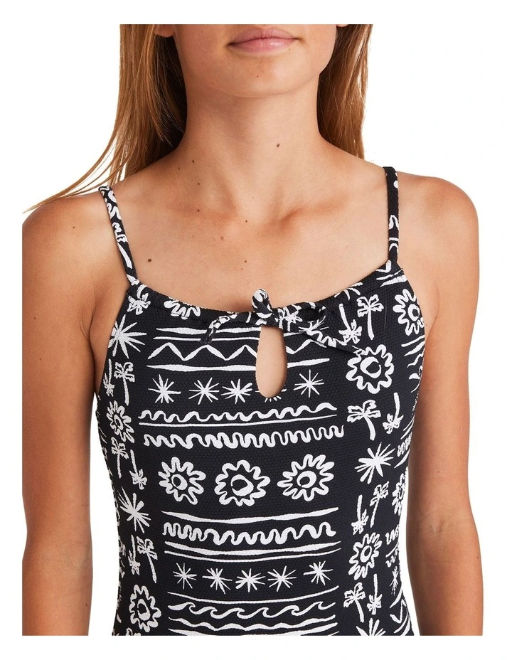 Lost On You One Piece Swimsuit in Black image 4