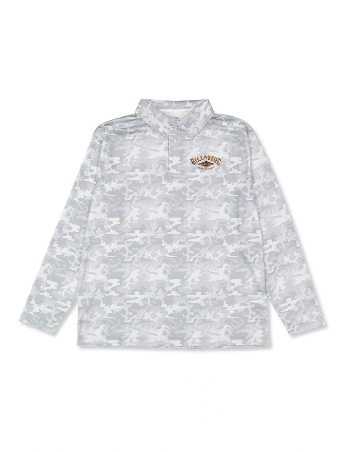 Fisho Long Sleeve Tee in Grey image 1