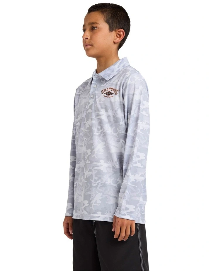 Fisho Long Sleeve Tee in Grey image 3