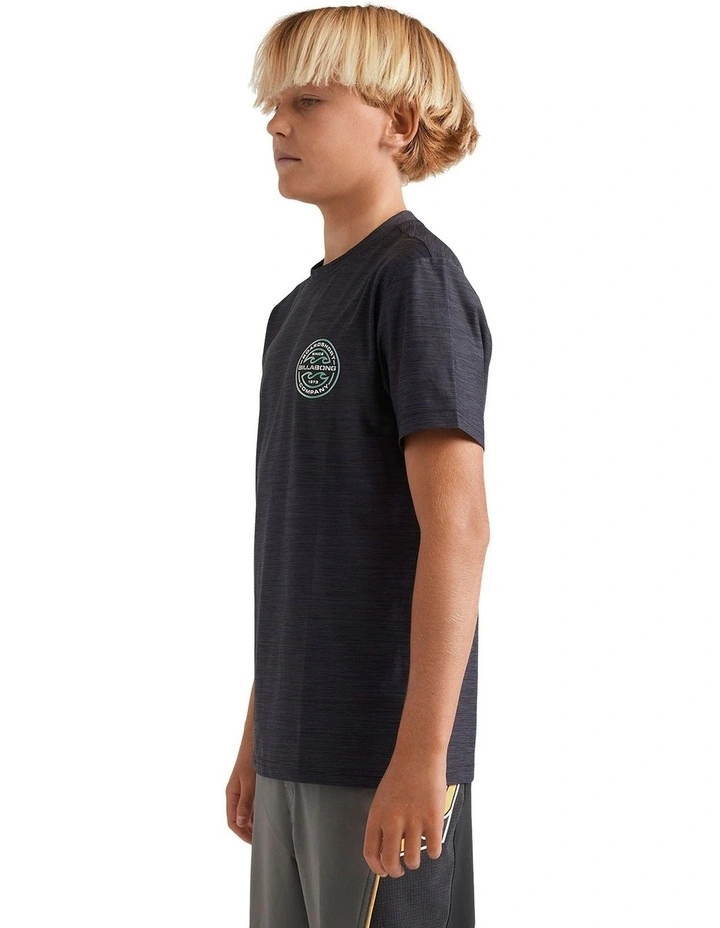 Rotor Shorline Rash Vest in Black image 3