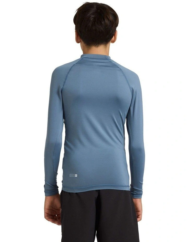 All Time Long Sleeve Rash Vest in China Blue image 2