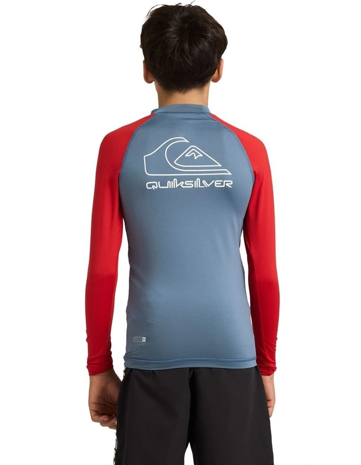 On Tour Long Sleeve Rash Vest in Salsa image 2