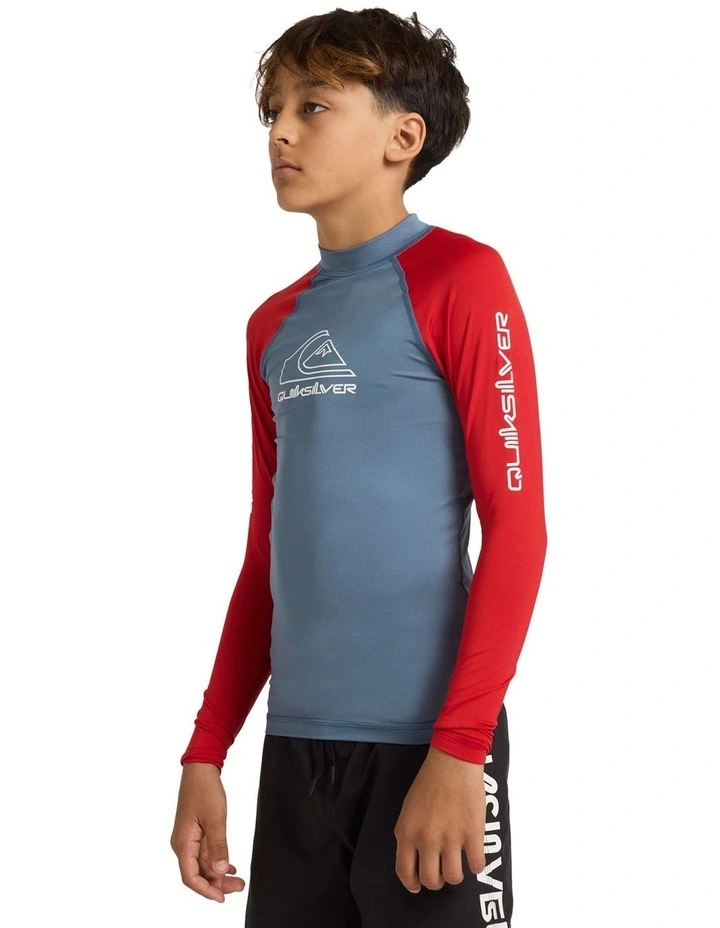 On Tour Long Sleeve Rash Vest in Salsa image 3