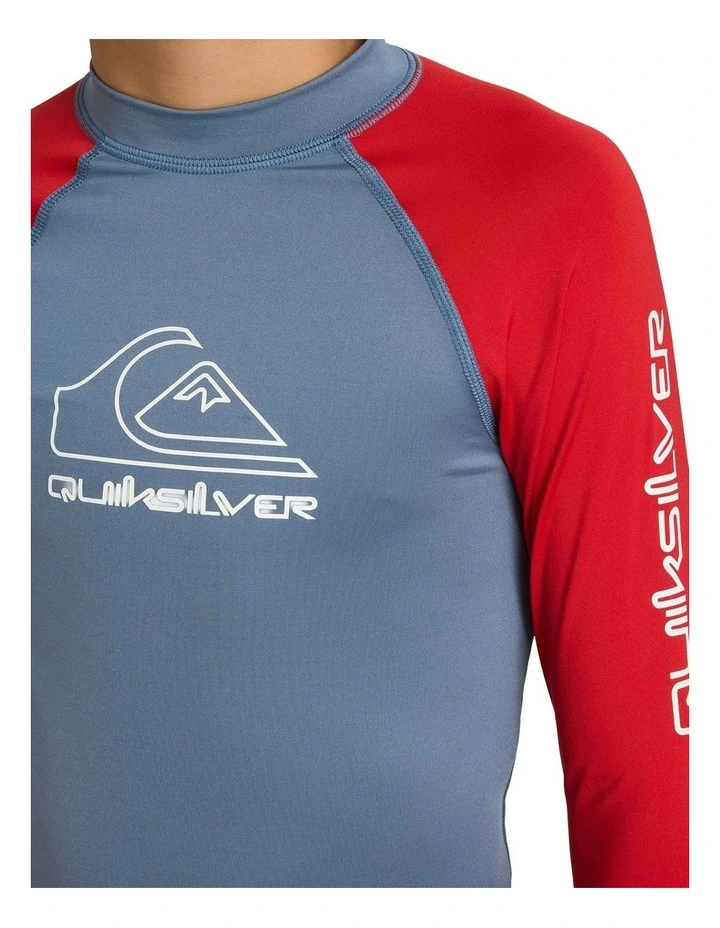 On Tour Long Sleeve Rash Vest in Salsa image 4