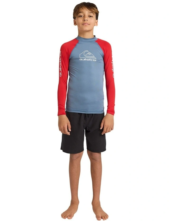 On Tour Long Sleeve Rash Vest in Salsa image 5