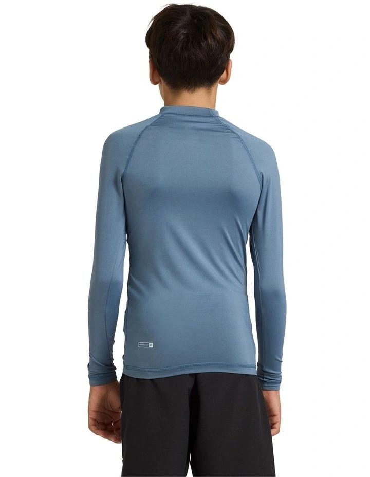 All Time Long Sleeve Rash Vest in Blue image 2