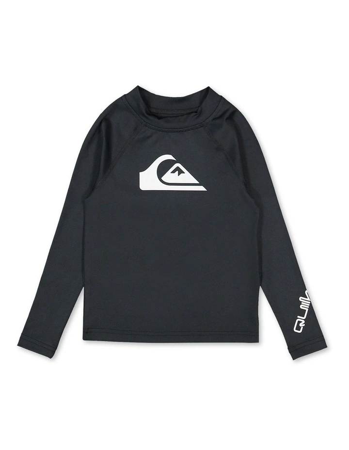 All Time Long Sleeve Id Rest Vest in Black image 1