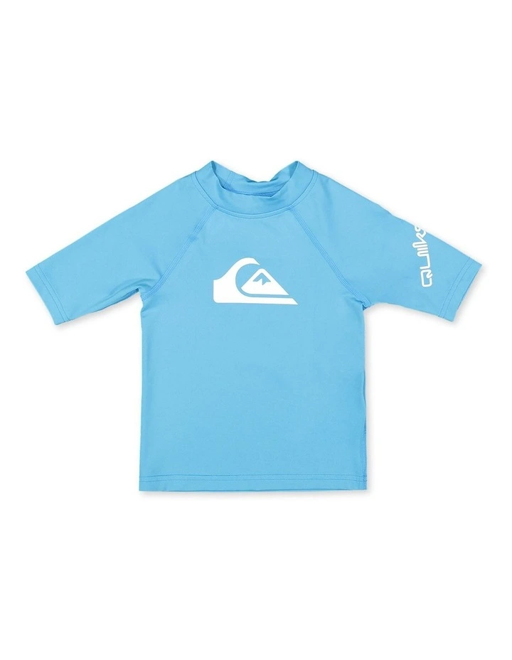 All Time Short Sleeve Id Rash Vest in Horizon Blue image 1