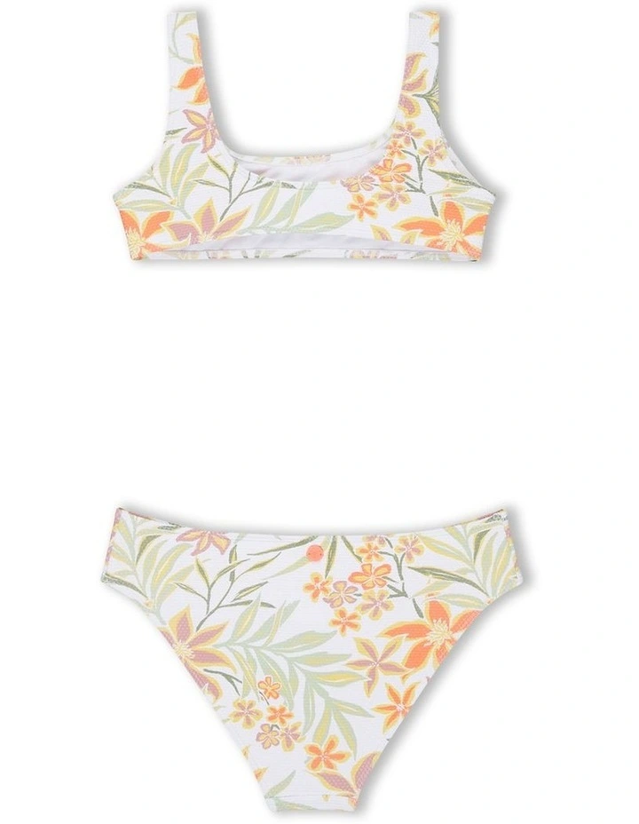 Floral Horizon Two Piece in White image 2