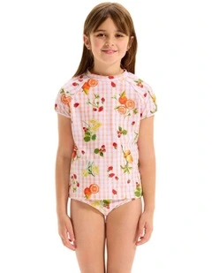 Surf Set in Citrus Gingham