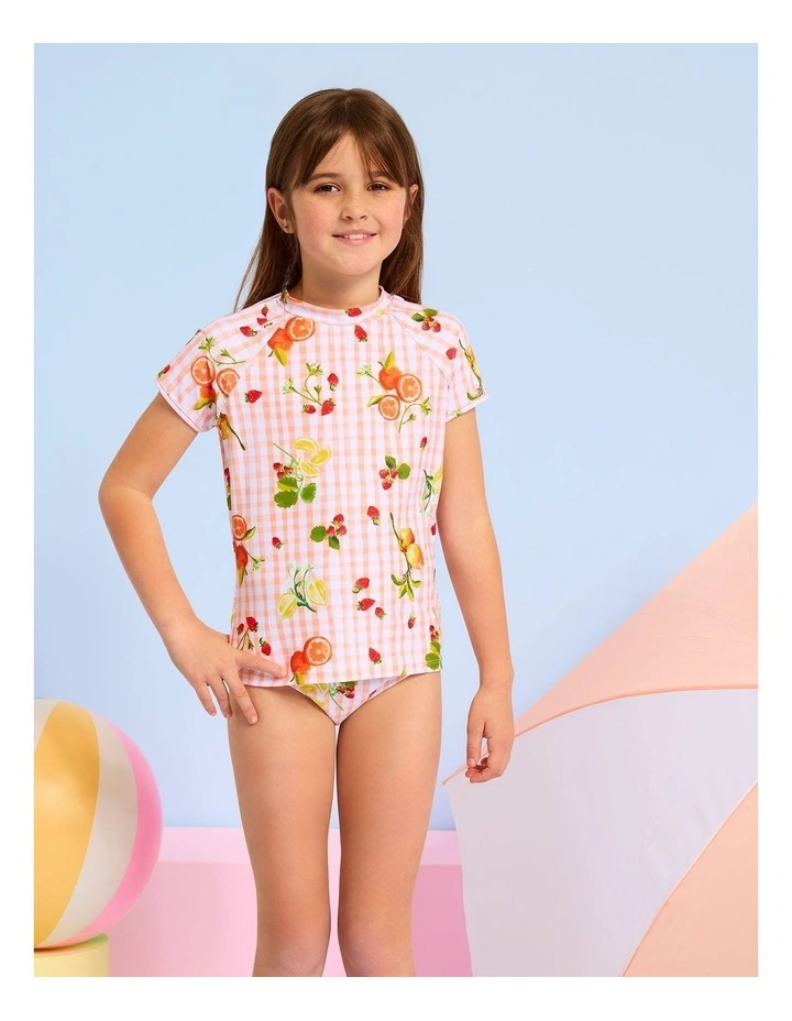 Surf Set in Citrus Gingham image 5