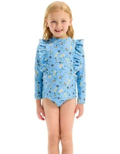 Frill Rashie Set in Blue