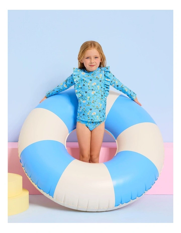 Frill Rashie Set in Blue image 6