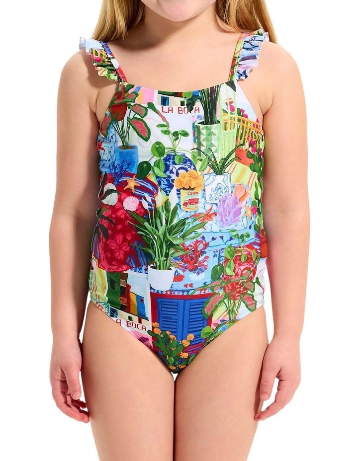 La Boca One Piece in Multi image 4