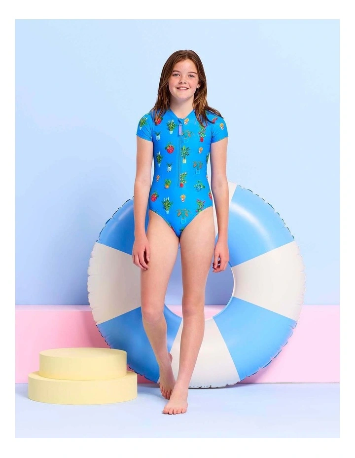Playa Bonita Paddle Suit in Blue image 5