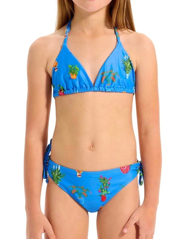 Playa Bonita Triangle Bikini in Blue image 4