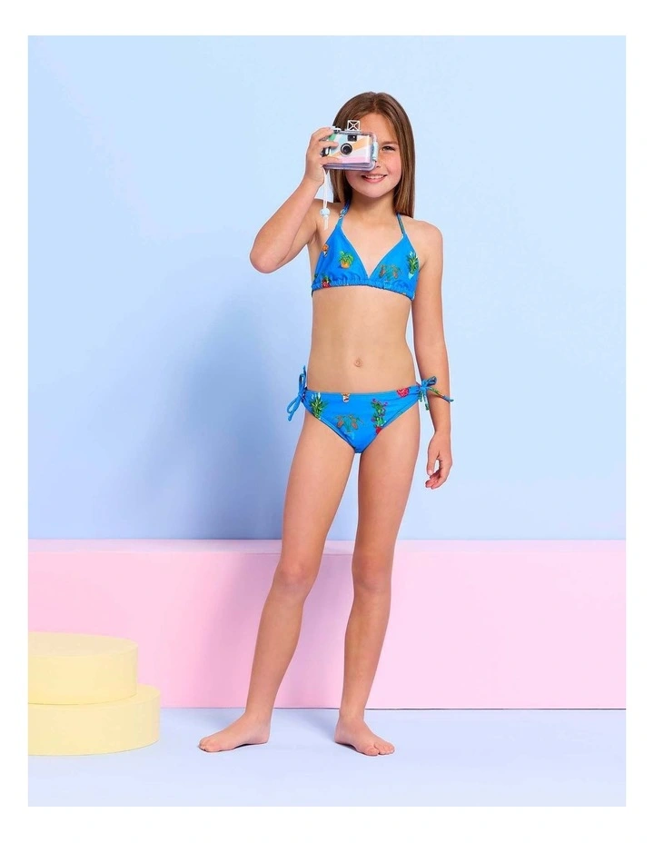 Playa Bonita Triangle Bikini in Blue image 5