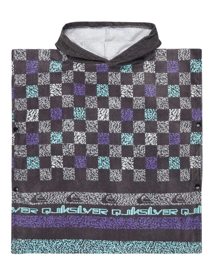 Hooded Towel in Grey image 1