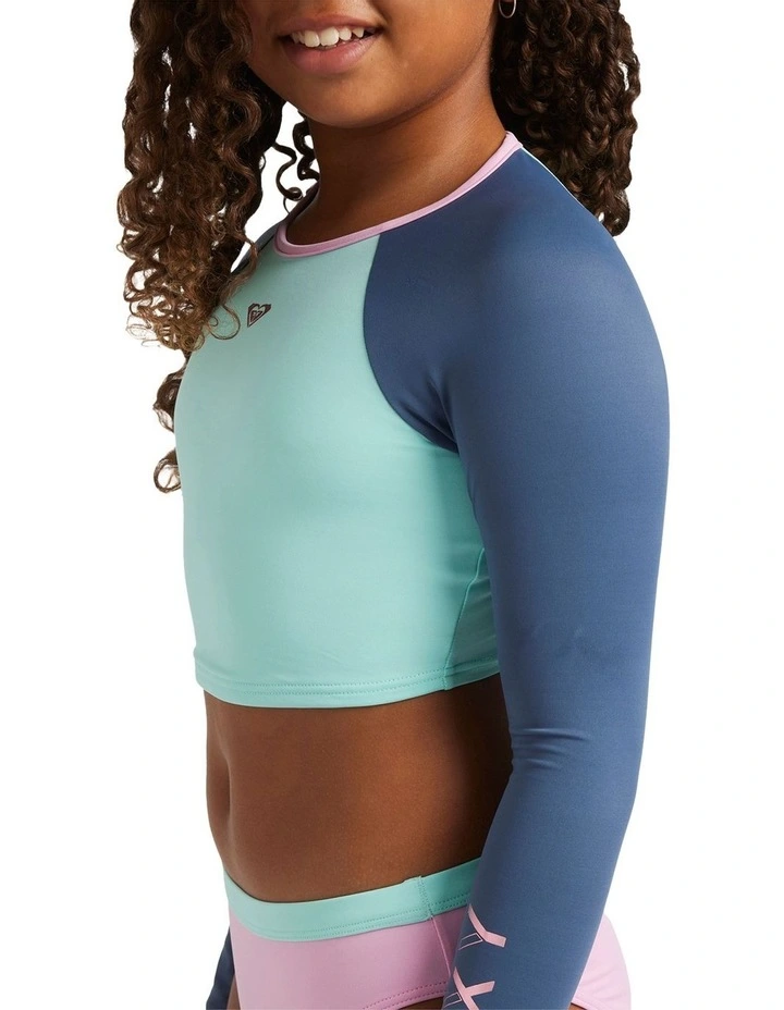 Colorblock Crop Top Rashguard image 4