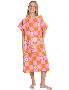 Stay Magical Printed Poncho Towel in Pink