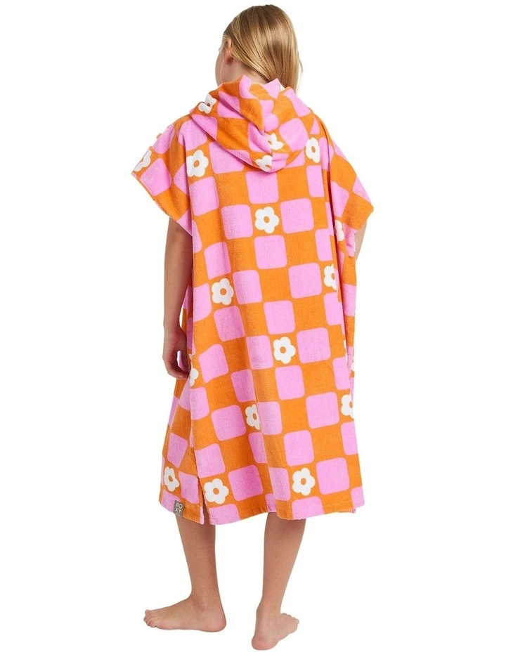 Stay Magical Printed Poncho Towel in Pink image 2