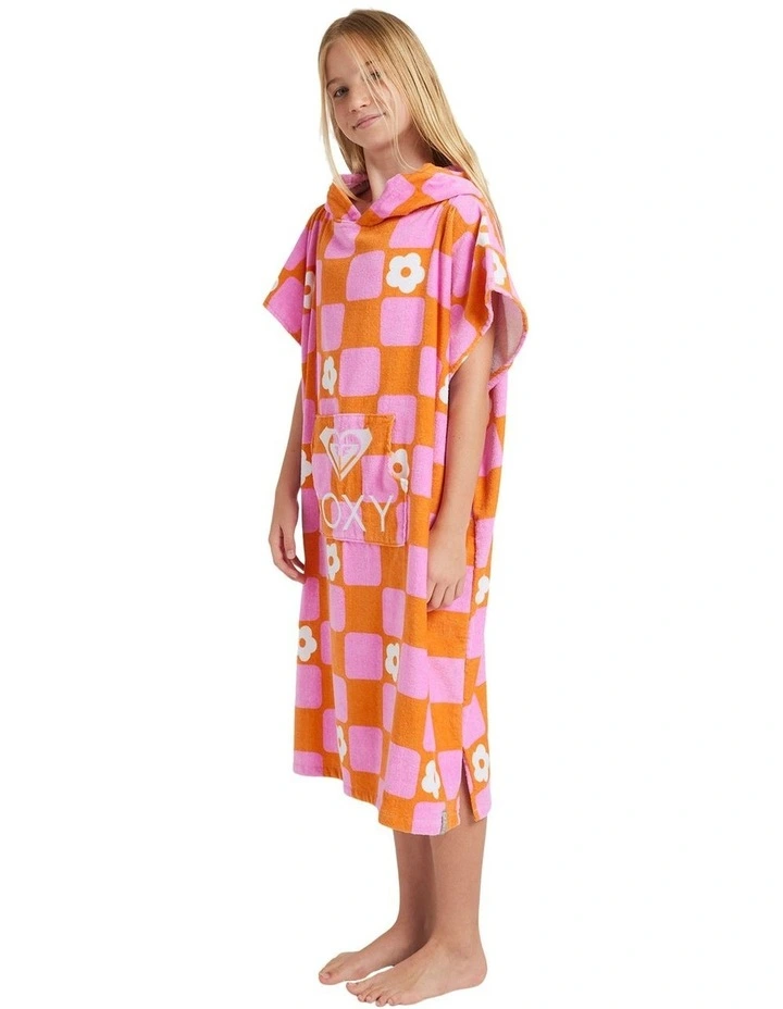 Stay Magical Printed Poncho Towel in Pink image 3