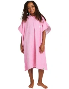 Rg Sunny Joy Poncho Towel in Pink