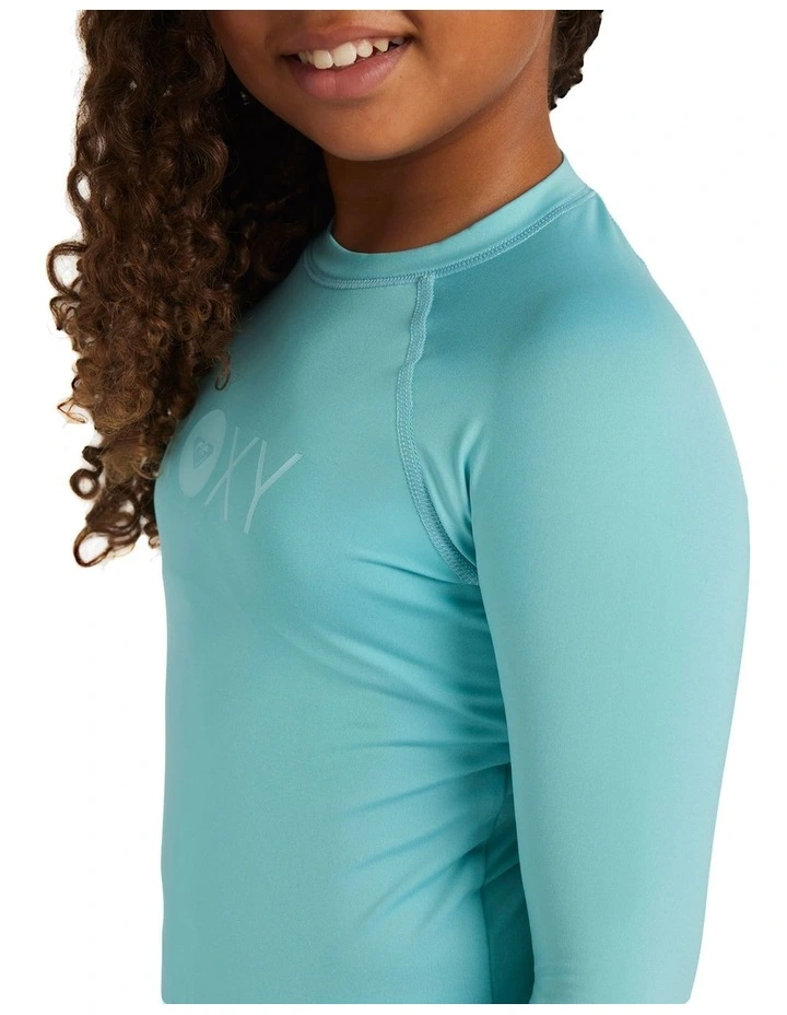 Essential Long Sleeve Rash Vest in Blue image 4