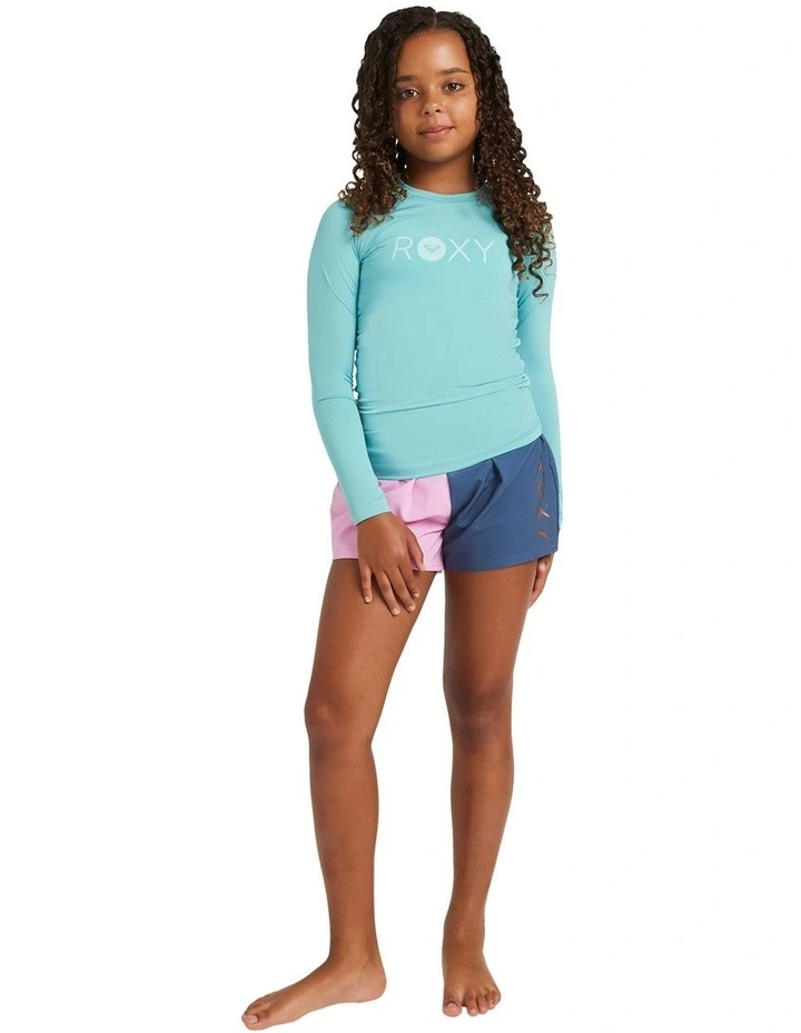 Essential Long Sleeve Rash Vest in Blue image 5