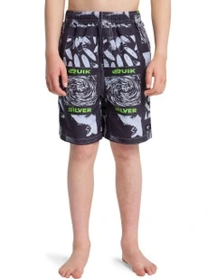 Mercury Volley 17 Inch Swim Shorts in Black Mercury