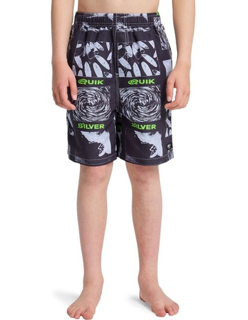 Mercury Volley 17 Inch Swim Shorts in Black Mercury