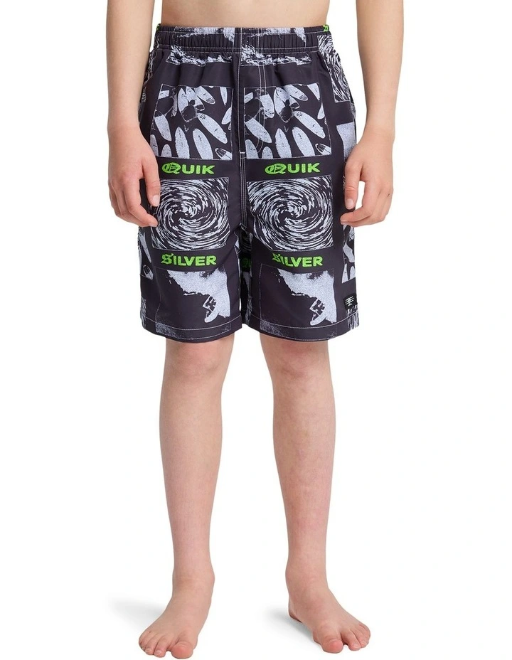 Mercury Volley 17 Inch Swim Shorts in Black Mercury image 1