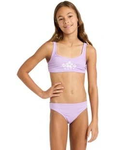 Solid Active Bralette Set Two Piece