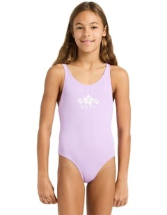 Solid Active One Piece Swimsuit