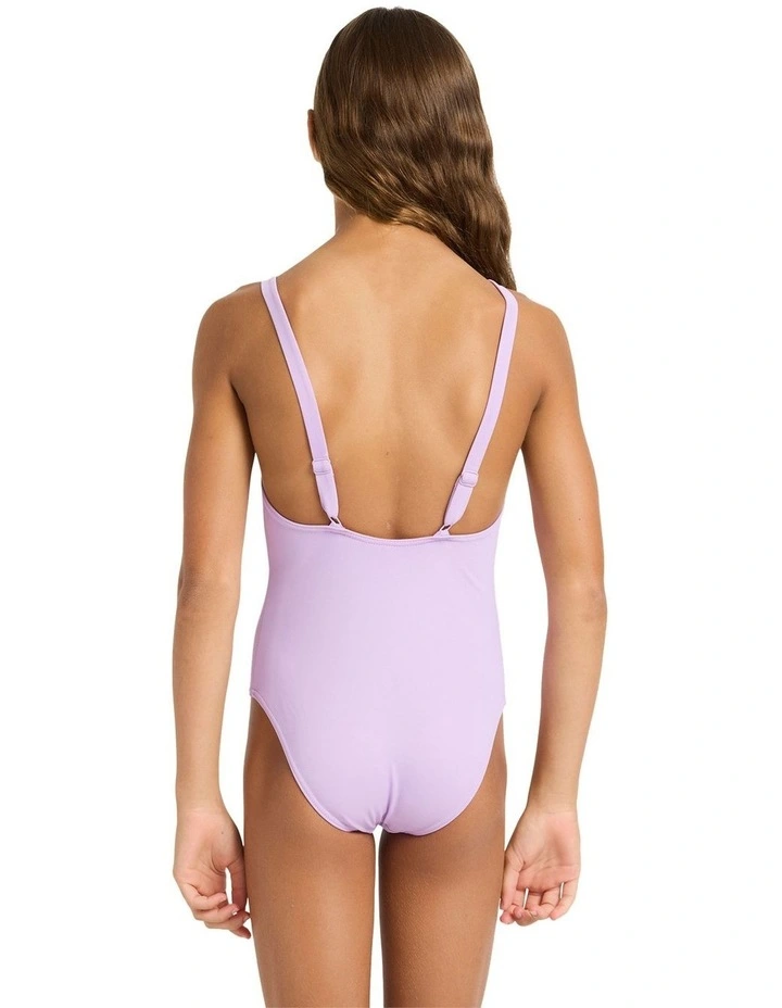 Solid Active One Piece Swimsuit image 2