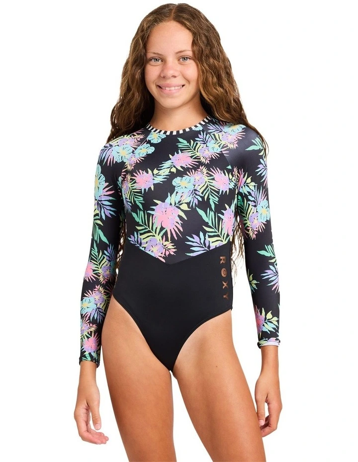 Active RG Onesie Rash Vest in Anthracite Aquarella image 1