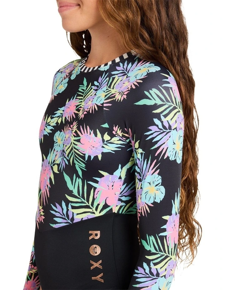 Active RG Onesie Rash Vest in Anthracite Aquarella image 4