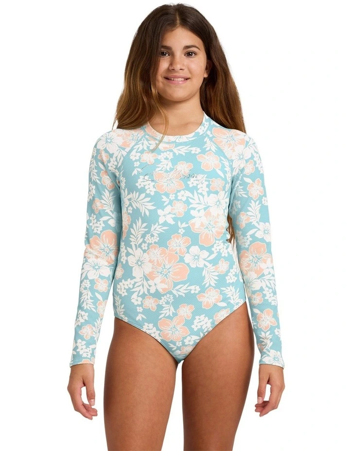Hibiscus Haze Long Seeve Rashguard image 1
