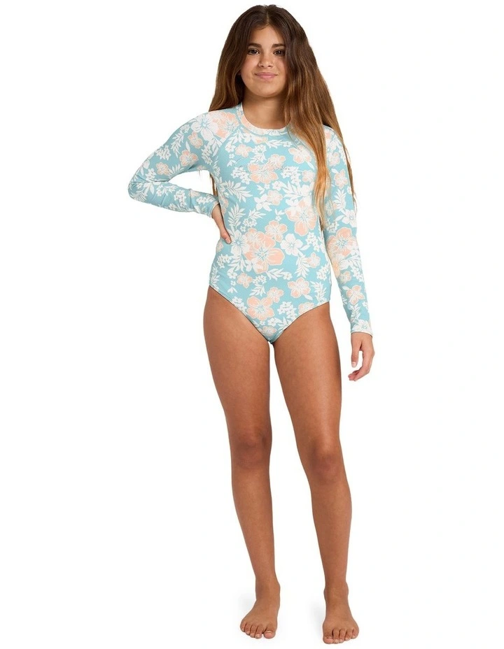 Hibiscus Haze Long Seeve Rashguard image 5