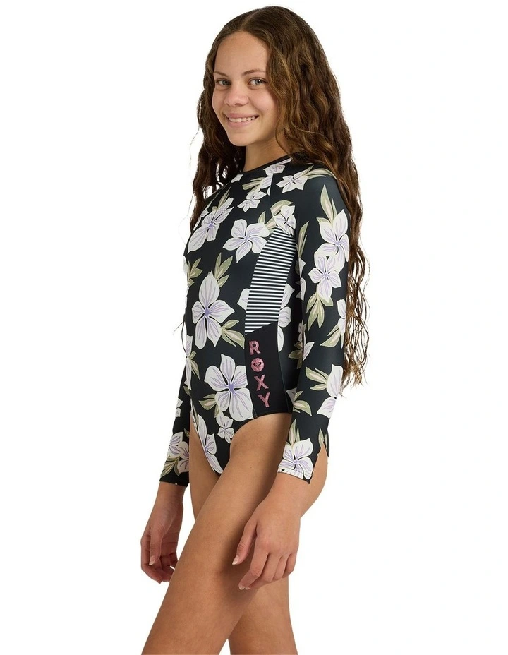 Of The Pacific Long Sleeve One Piece Swimsuit image 3