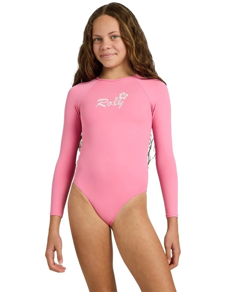 Summer Wave Long Sleeve One Piece Swimsuit image 1