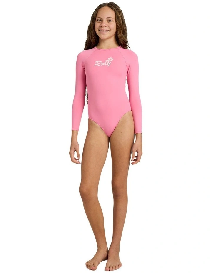 Summer Wave Long Sleeve One Piece Swimsuit image 5