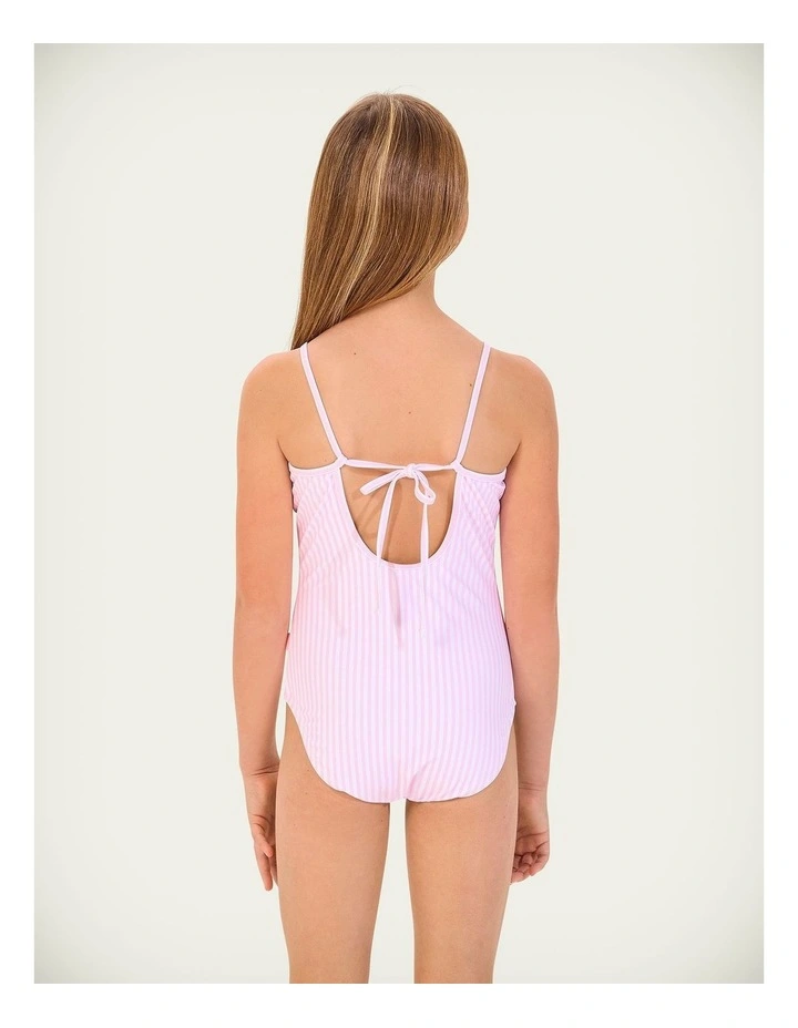 Stripe bead one piece in PINK PETAL image 2