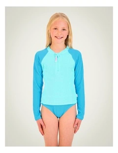 Texture Surf Set in Aqua Blue